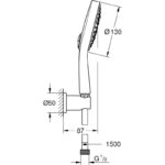 Grohe Power&Soul Cosmopolitan Wall Holder Set 26174