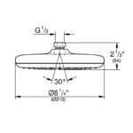 Grohe Tempesta 210 Head Shower 1 Spray 26409