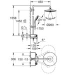 Grohe Euphoria SmartControl 260 Mono Bath Shower System 26510
