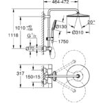 Grohe Rainshower Smartactive 310 Shower System 26648