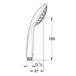 Grohe Euphoria 110 Mono Hand Shower 1 Spray 27224