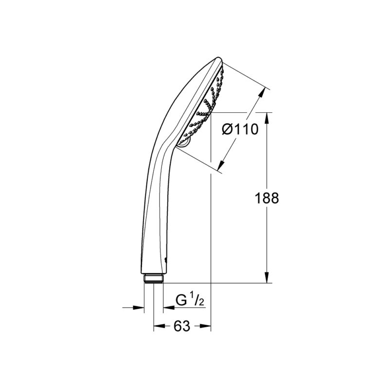 Grohe Euphoria 110 Massage Handshower 27239