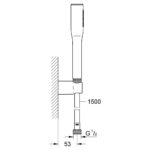 Grohe Euphoria Cosmopolitan Stick Wall Holder Set 1 Spray 27369