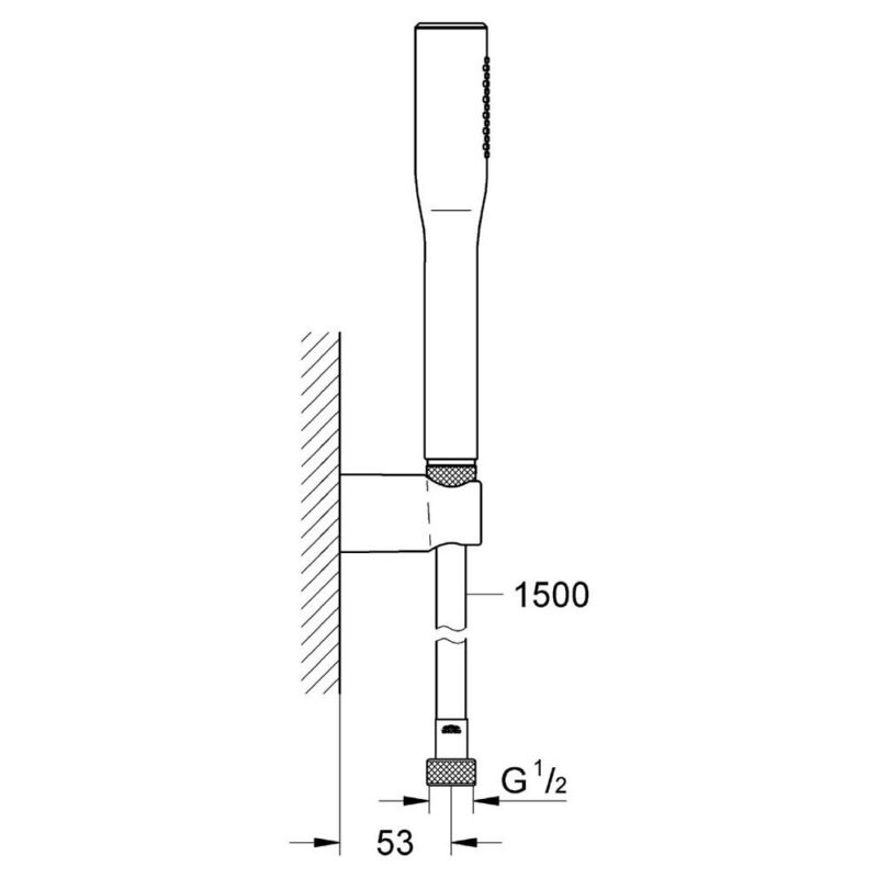 Grohe Euphoria Cosmopolitan Stick Wall Holder Set 1 Spray 27369