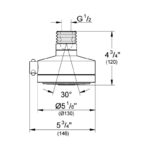 Grohe Relexa Deluxe 130 Head Shower 4 Sprays 27530