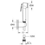 Grohe Tempesta-F Trigger Spray Set 27812 Chrome/White
