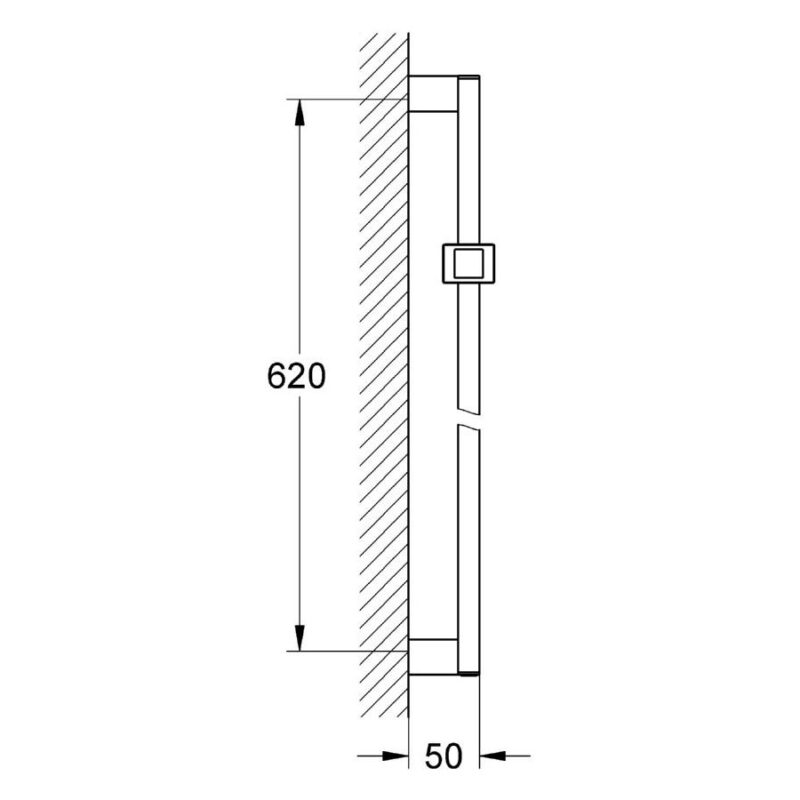 Grohe Euphoria Cube Shower Rail 600mm 27892
