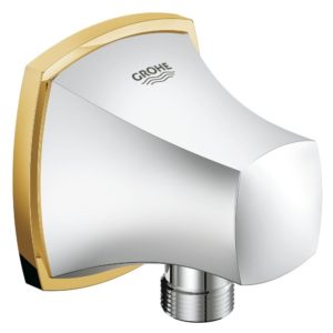 Grohe Grandera Shower Outlet Elbow 1/2" 27970 Chrome/Gold