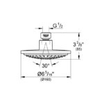 Grohe Euphoria Cosmopolitan 160 Head Shower 1 Spray 28233