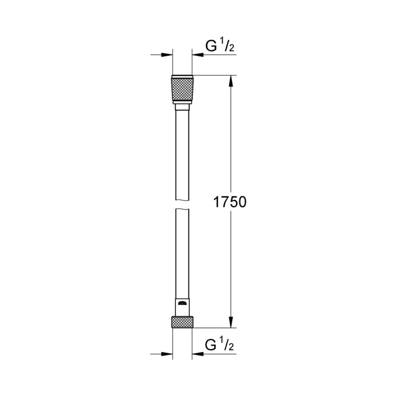 Grohe Shower Hose 1750mm 28388 Cool Sunrise
