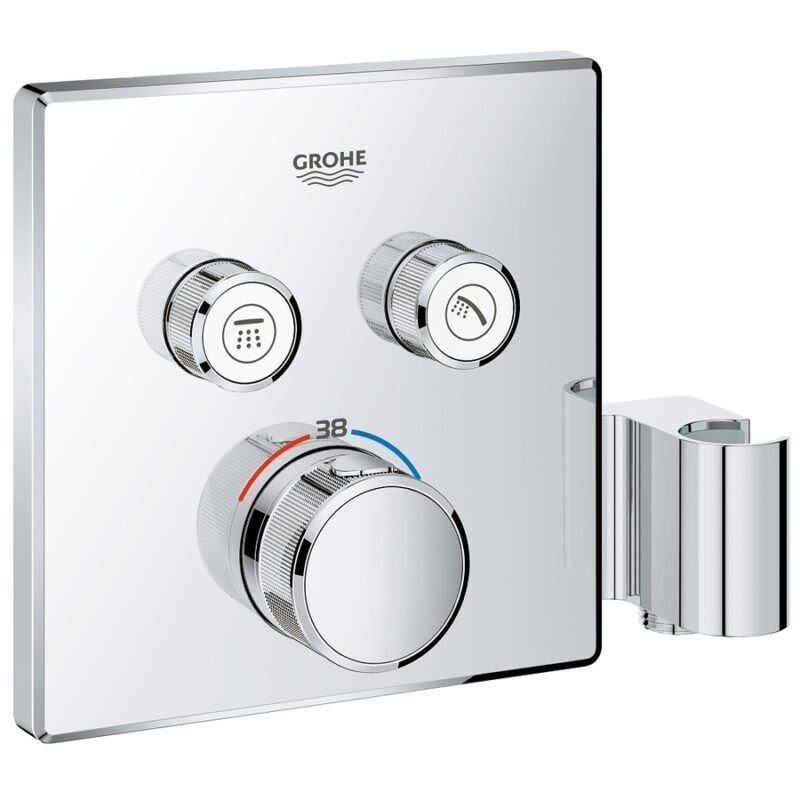 Grohe Smartcontrol Thermostat with 2 Valves & Holder 29125 Grohe Smartcontrol Thermostat with 2 Valves & Holder 29125