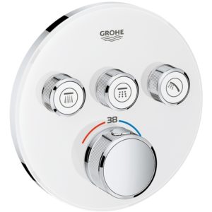 Grohe Smartcontrol Thermostat with 3 Valves 29904 Moon White