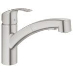 Grohe Eurosmart Sink Mixer 1/2" 30305 Supersteel