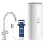 Grohe Red Duo Tap & L Size Boiler 30328 Supersteel