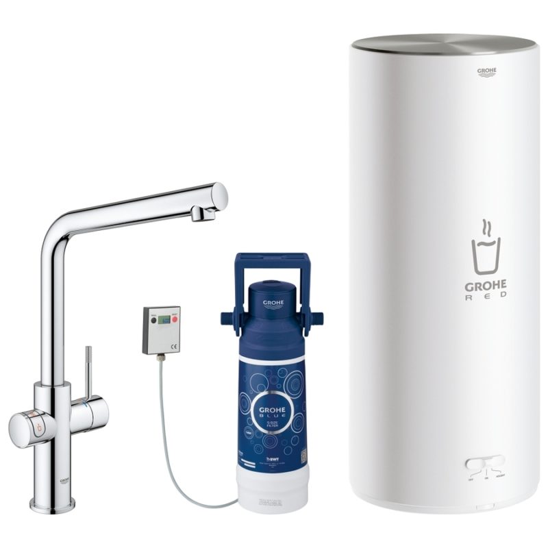 Grohe Red Duo Tap & L Size Boiler 30340 Chrome