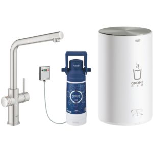 Grohe Red Duo Tap & M Size Boiler 30341 Supersteel