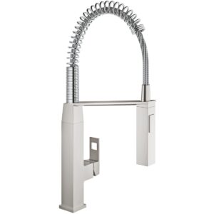 Grohe Eurocube Kitchen Sink Mixer Tap 31395 Supersteel
