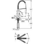Grohe Eurocube Kitchen Sink Mixer Tap 31395 Supersteel