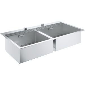 Grohe K800 2 Bowl Stainless Steel Sink 31585