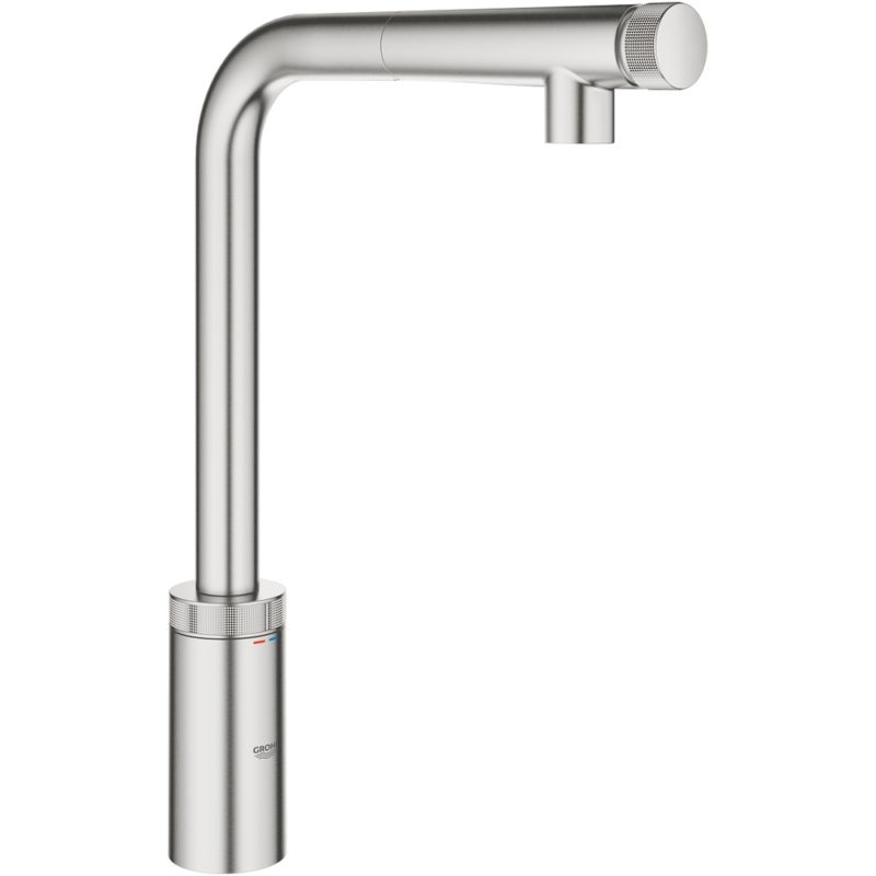 Grohe Minta SmartControl Sink Mixer with Pullout 31613 Supersteel