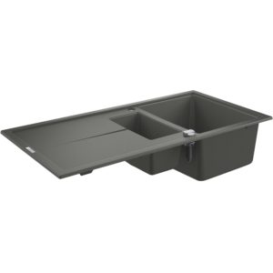 Grohe K400 60-C 100/50 1.5 Rev Sink with Drainer 31642 Gray