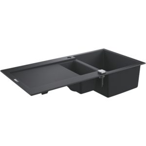 Grohe K500 60-C 100/50 1.5 Rev Sink with Drainer 31646 Black