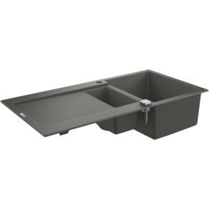 Grohe K500 60-C 100/50 1.5 Rev Sink with Drainer 31646 Gray