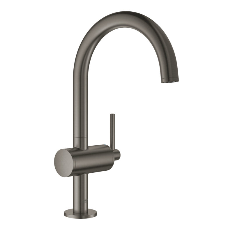 Grohe Atrio Basin Mixer L-Size 32042 Brushed Graphite