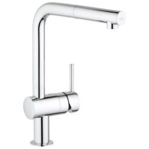 Grohe Minta Sink Mixer with Pull Out Spout 1/2" 32168 Chrome