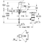 Grohe Concetto Bidet Mixer 1/2" Small 32208