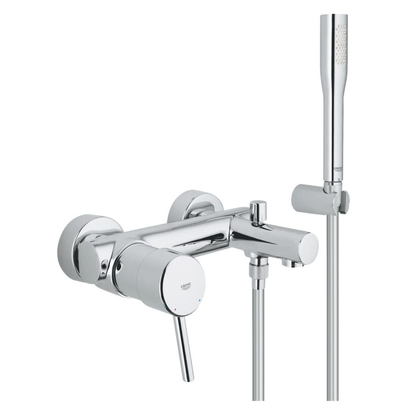Grohe Concetto Wall Mounted Bath/Shower Mixer & Kit 1/2" 32212