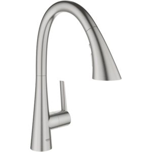 Grohe Zedra Sink Mixer with Pullout Spray 32294 Supersteel
