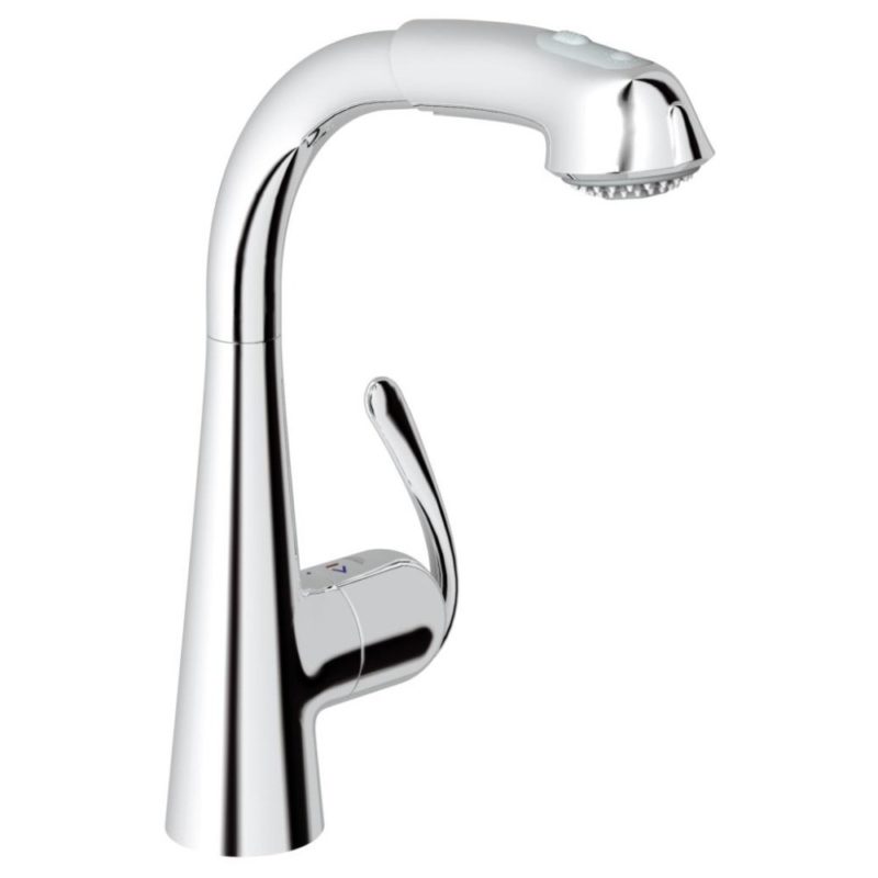 Grohe Zedra Sink Mixer with Pull Out 1/2" 32553 Chrome