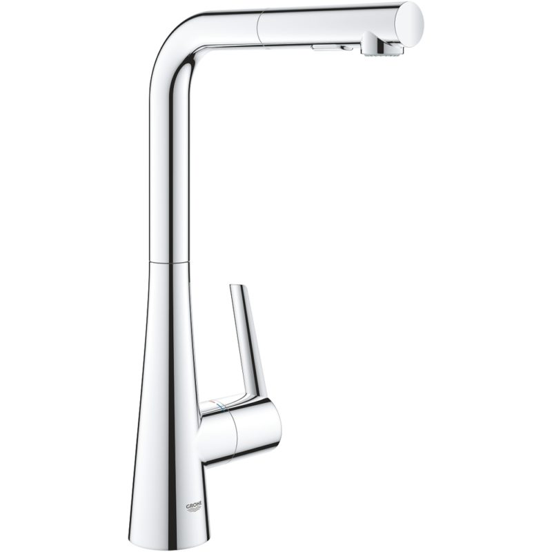 Grohe Zedra L-Spout Sink Mixer with Pull Out Spray 32553