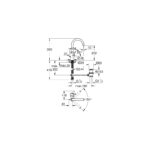 Grohe Concetto High Spout Basin Mixer with Pop Up Waste L-Size 32629