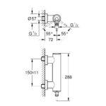 Grohe Atrio Single-Lever Shower Mixer 32650 Supersteel