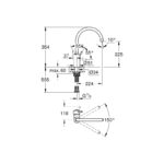 Grohe Concetto High Spout Sink Mixer 32661