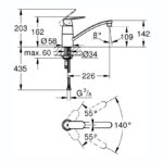 Grohe Eurosmart Cosmopolitan Low Spout Sink Mixer 32842