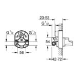 Grohe Single-Lever Mixer Concealed Body 33964