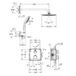 Grohe Grohtherm Square Perfect Shower Set 34734