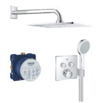 Grohe Grohtherm SmartControl Square Mixer Bundle 34742