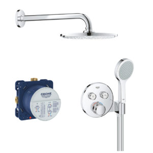Grohe Grohtherm SmartControl Mixer Bundle Round 34743