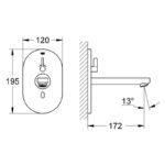 Grohe Eurosmart Cosmopolitan E Infra-Red Basin Mixer 36315