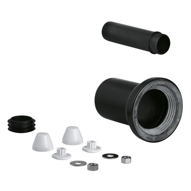 Grohe WC Inlet & Outlet Connecting Set 37311 Black