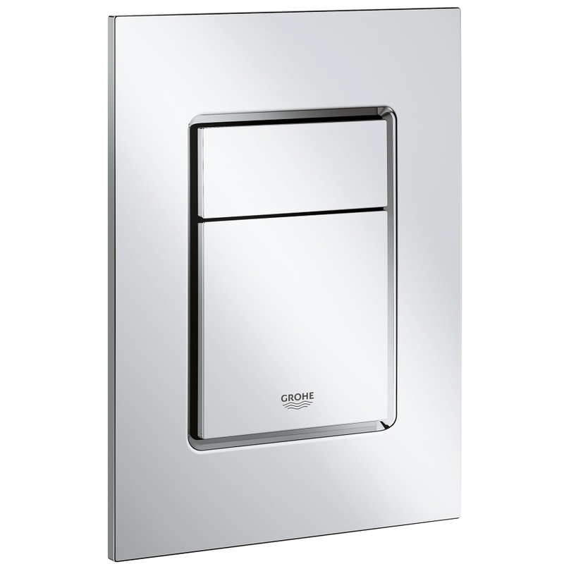 Grohe Skate Cosmopolitan S Dual Flush Plate 37535 Chrome Grohe Skate Cosmopolitan S Dual Flush Plate 37535 Chrome