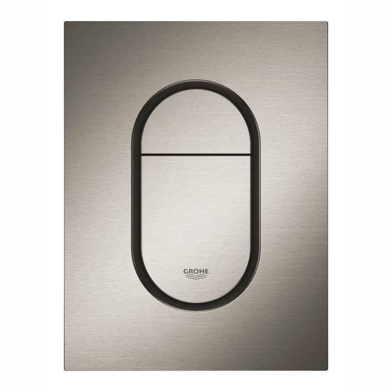 Grohe Arena Cosmopolitan S Dual Flush Plate 37624 Brushed Graphite