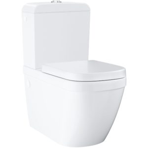Grohe Euro Ceramic Close Coupled Toilet Pack with Soft Close Seat 39462