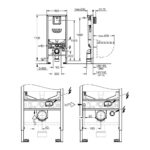 Grohe Rapid SLX 3-in-1 Set for WC 1.13m Height 39598