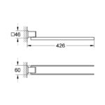 Grohe Allure Double Towel Bar 40342
