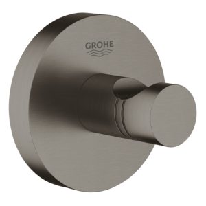 Grohe Essentials Robe Hook 40364 Brushed Hard Graphite